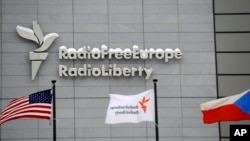 The Prague-based headquarters of Radio Free Europe/Radio Liberty