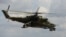 Вертолет Ми-24 российских ВВС в Сирии