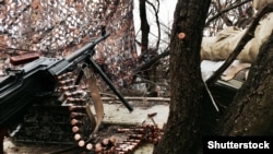 Позиція українських військових поблизу Донецька, архівне фото, 2017 рік