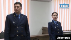 16 жастағы Шерзат Полаттың өліміне қатысты іс бойынша үкім оқылып жатқан сәт. Талдықорған, 5 маусым 2025 жыл.