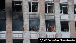 Російська атака пошкодила приміщення коледжу Національного університету харчових технологій. Сміла, Черкаська область. 29 червня 2025 року