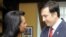Američki državni sekretar Condoleezza Rice u razgovoru sa gruzijskim predsjednikom Mikheilom Saakashvilijem u Tbilisiju, 15. avgust 2008.