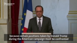 Hollande Says He Will Approach Trump With Vigilance