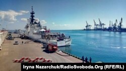 Судно Берегової охорони США Hamilton у порту Одеси