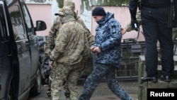 Один из захваченных украинских моряков, Симферополь, 27 ноября 2018 год 