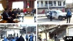 Kombo fotografija koje su humanitarci snimili u Homsu 7. marta