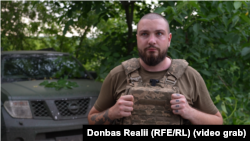 Військовослужбовець 48-ї ОАБр з позивним «Святий»