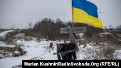 «Дорога життя» на покинутій позиції «Грозові ворота» на шляху до Кримського