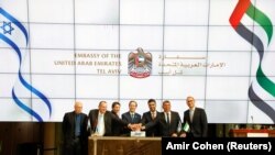 آیین گشایش سفارت امارات در اسرائیل با حضور رئیس‌جمهور جدید اسرائیل