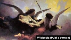 انتقال روح به بهشت/ از آثار ویلیام-آدولف بوگرو نقاش آکادمیک فرانسوی