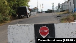 საოკუპაციო ძალების გამშვები პინქტი ახალგორთან