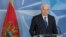 Belgium -- Montenegrin Prime Minister Dusko Markovic attends a press conference at the NATO headquarters in Brussels, January 26, 2017