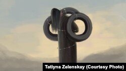 Зомбулук көргөн аялдарга арналган иллюстрация. Автору - Татьяна Зеленская.