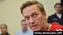 Russian opposition leader Aleksei Navalny (file photo)