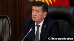 Премьер-министр КР Сооронбай Жээнбеков.