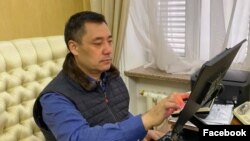 Садыр Жапаров, президенттин милдетин аткаруучу, премьер-министр. Сүрөт анын «Фейсбуктагы» баракчасынан алынды.