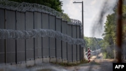 Польская граница с Беларусью была полностью закрыта в ночь на 12 сентября. На фото: участок границы с польской стороны, июль 2025 года