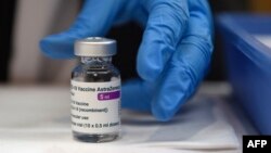 Një dozë e vaksinës AstraZeneca.