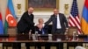 Leaders from Azerbaijan and Armenia agreed to move toward a permanent peace, in a deal signed at the White House.