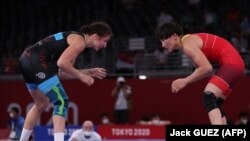 Айсулуу Тыныбекова Токидогу Олимп оюндарында.