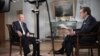 Владимир Путин дает интервью телеканалу Fox News по итогам встречи с Дональдом Трампом