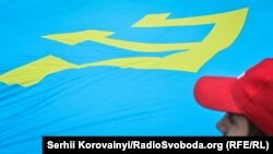 Флешмоб «Крим – це Україна», Київ, 28 лютого 2015 року
