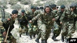 Во время учений "Антитеррор", Кыргызстан