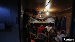 Мигранты из Центральной Азии в Москве. 