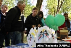 Учасники заходу Дня Мелітополя у Львові