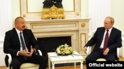 Ильхам Алиев и Владимир Путин (архивное фото)