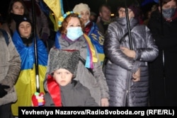 Акція «Запоріжжя чинитиме спротив». Акцію ініціювали громадські організації і анонсували її проведення 16 лютого ще на вихідних. Вийшло, що акція збіглася із проголошеним президентом Зеленський Днем єднання. Запоріжжя, 16 лютого 2022 року