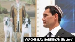 Түркмөнстандын жаңы президенти Сердар Бердымухамедов. 