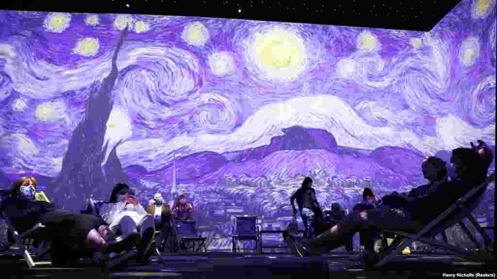 Van Gogh művei 360 fokos animált montázsban kelnek életre Londonban