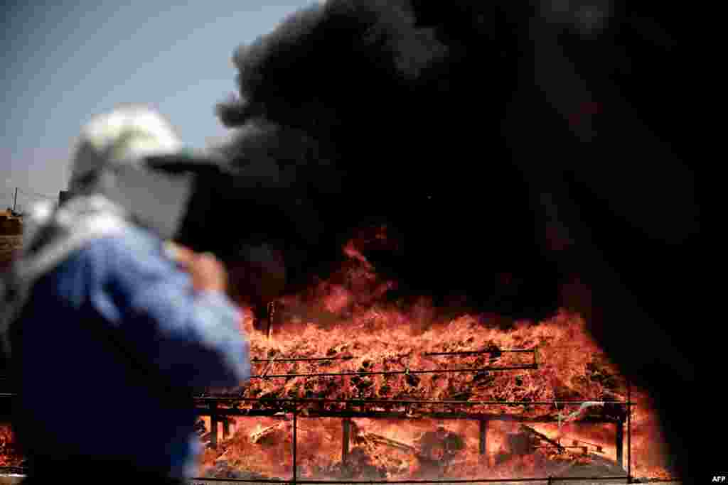 Iranski zvaničnici tvrde da oko 2.500 tona narkotika ulazi u zemlju godišnje iz Afganistana. Dio, oko 500 tona, zaplijeni policija, 1.300 tona ide u preko Irana dalje, dok se ostatak konzumira u zemlji. 