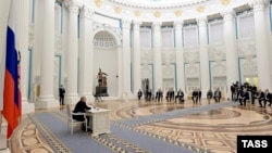 Засідання Ради безпеки Росії, Москва, 21 лютого 2022 року