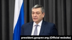 Andrei Rudenko în vixită la Tiraspol, 16 februarie 2022