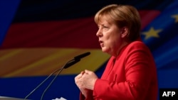 Ангела Меркел Христиан-демократтар партиясынын курултайында. 6-декабрь, 2016-жыл