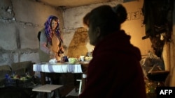 Бомбосховище у селі Піски. Листопад 2014 року