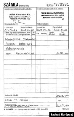 A Tenni Akarás Mozgalom számlája