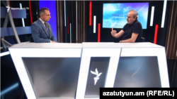 Жирайр Сефилян в студии Азатутюн ТВ, Ереван,  24 августа 2021 г.
