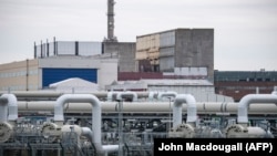 Terminalul Nord Stream 2 de la Lubmin, de pe coasta germană a Mării Baltice, septembrie 2021