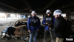 Наблюдатели мониторинговой миссии ОБСЕ