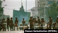 ۱۸ تیر ۷۸،دانشگاه تهران، عکس از حسن سربخشیان 