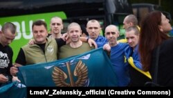 Вернувшиеся из плена украинские военные, 12 июня 2025 года