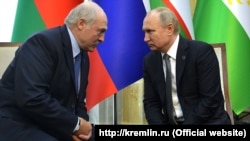 Олександр Лукашенко і Володимир Путін, архівне фото