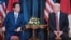  Синдзо Абэ и Дональд Трамп 