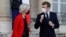 Presidentja e Komisionit Evropian, Ursula von der Leyen, dhe presidenti i Francës, Emmanuel Macron. 