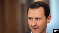 Syria -- Syrian President Bashar al-Assad gave an exclusive interview to AFP in the capital Damascus, February 11, 2016
