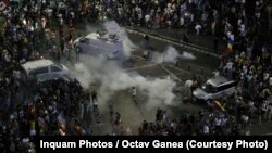 Piața Victoriei, București, 10 august 2018