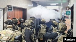 Түштүк Кореянын парламент имараты. 3-декабрь, 2024-жыл.